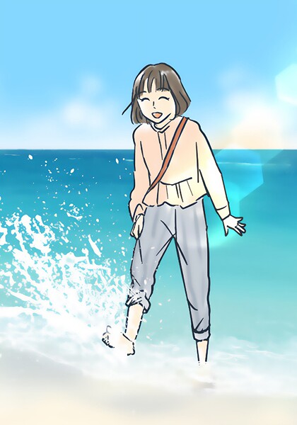 今年の大みそかに付き合う二人【タテヨミ】 沖縄の写真 168話
